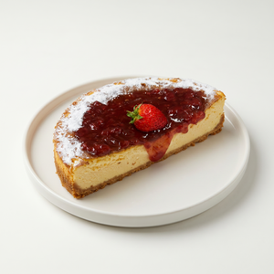 Strawberry Basque Cheesecake草莓巴斯克蛋糕