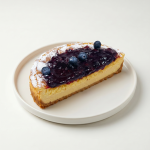 Blueberry Basque Cheesecake蓝莓巴斯克蛋糕
