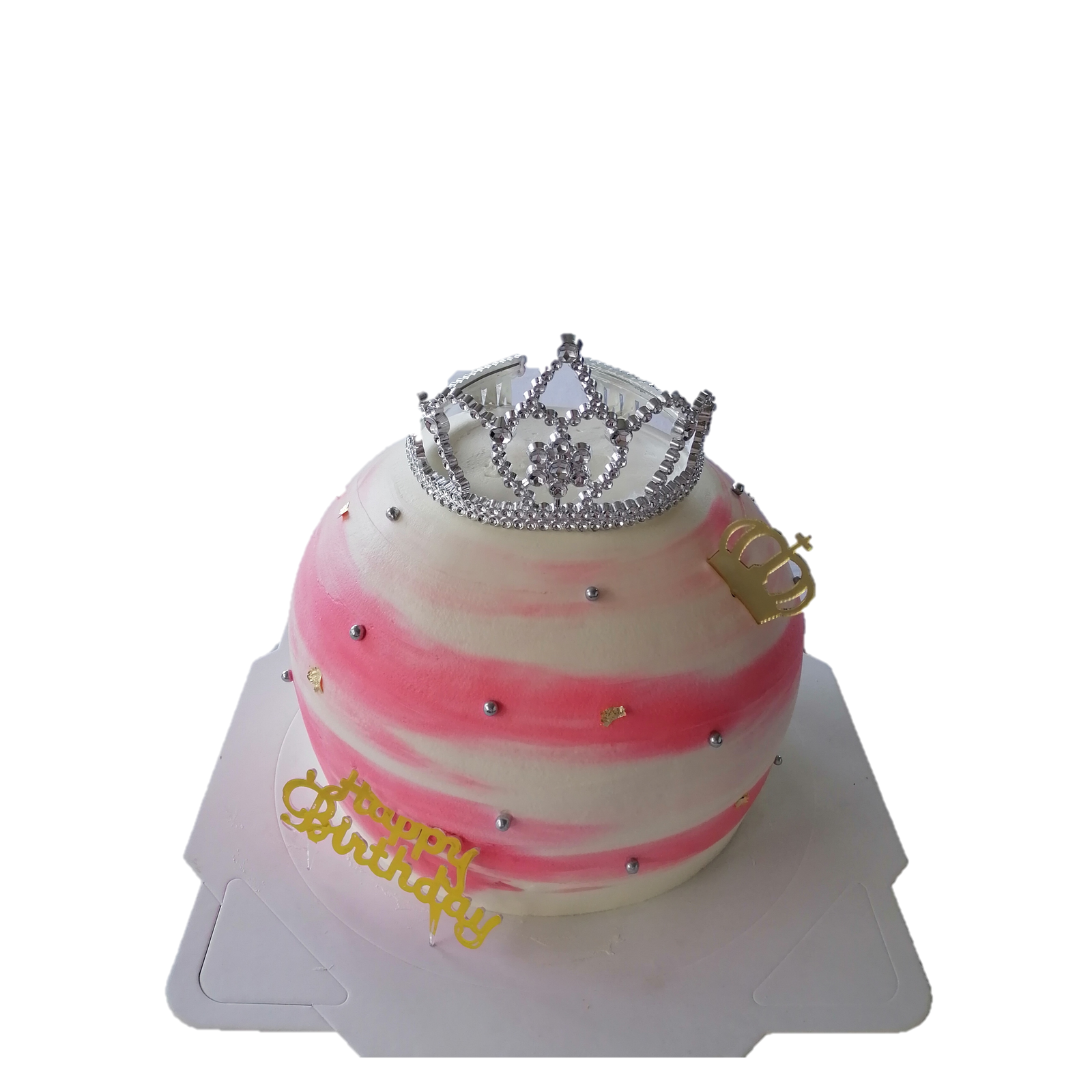 Princess Crown Cake (Ball Shape) 球形公主皇冠蛋糕