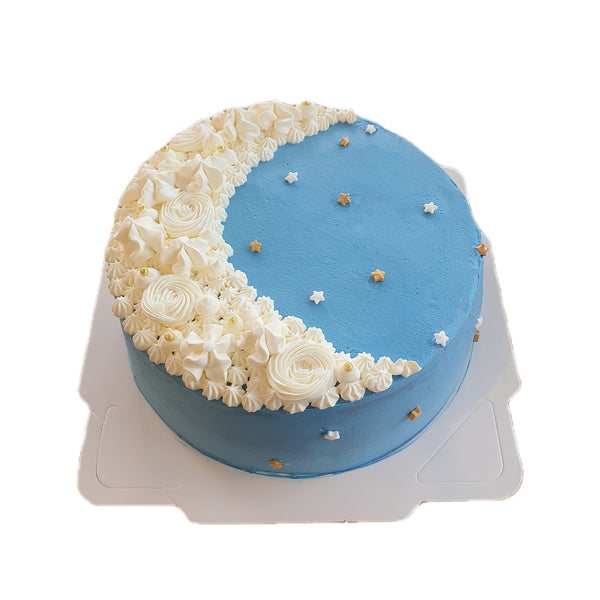 Dreamy Blue Cake 蓝白梦幻蛋糕 - King Cake