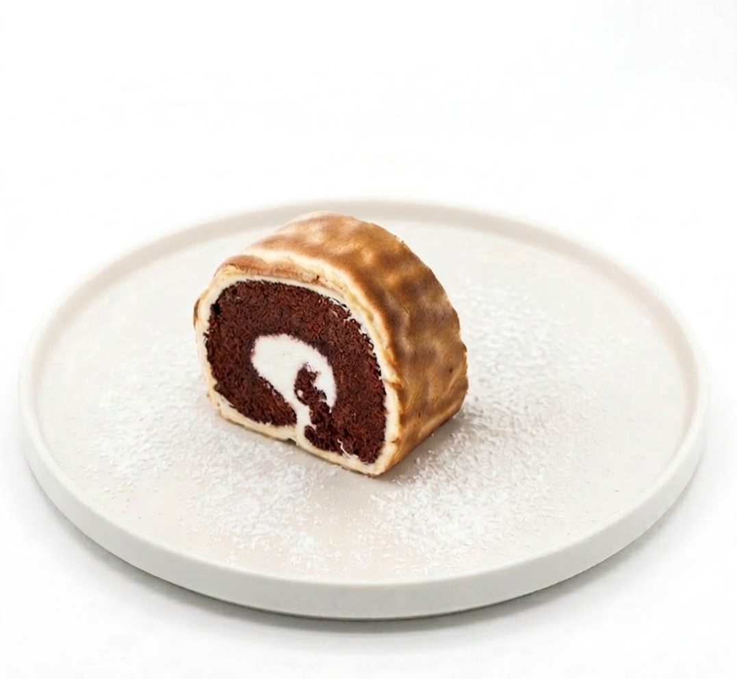 Chocolate Tiger Skin Cake Roll 巧克力虎皮蛋卷 (Mini)