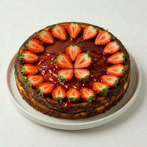 Strawberry Basque Cheesecake草莓巴斯克蛋糕