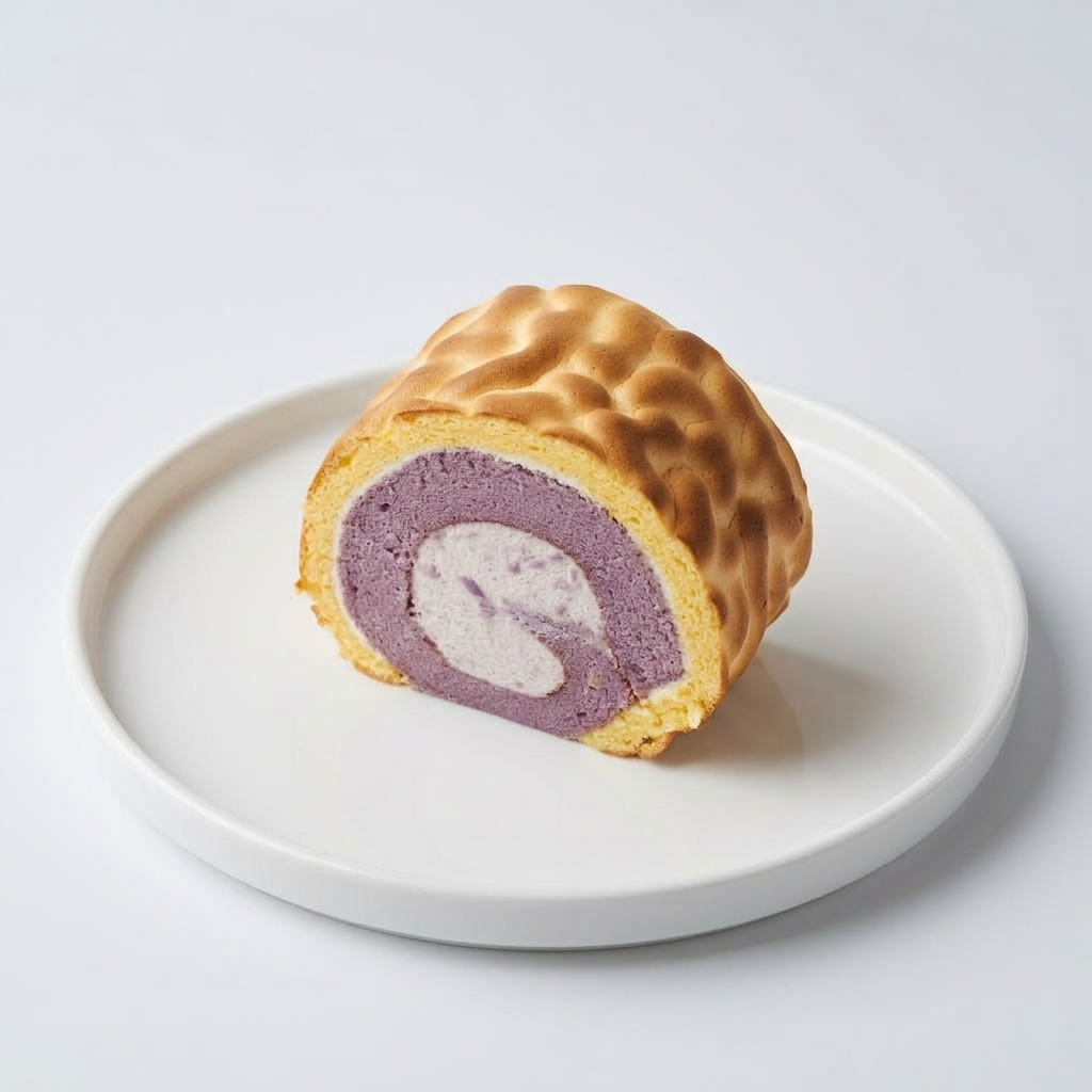 Taro Tiger Skin Cake Roll 香芋虎皮卷 (Mini)