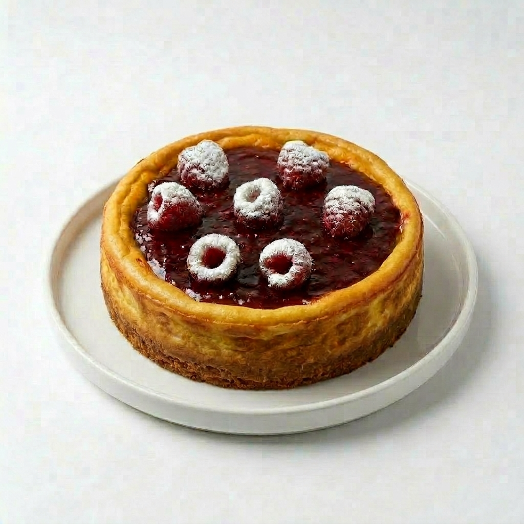 Raspberry Basque Cheesecake覆盆子巴斯克蛋糕
